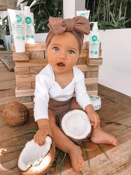 Baby with Think Coconut Baby Range